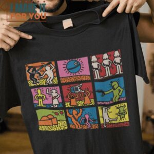 Pop Wars Star Wars T-Shirt, Funny Halloween Graphic Tees for Men