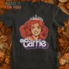 Prom Queen Carrie T-Shirt, Funny Halloween Graphic Tees for Men