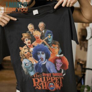 Rocky Horror Puppet Show Horror T-Shirt, Funny Halloween Graphic Tees for Men
