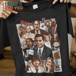 The Office Characters T-Shirt, Funny Halloween Graphic Tees for Men