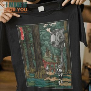 Trooper In Japan Star Wars T-Shirt, Funny Halloween Graphic Tees for Men
