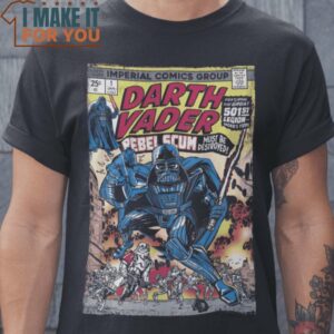 Vader And The 501st Darth Vader Star Wars T-Shirt, Funny Halloween Graphic Tees for Men