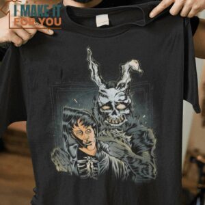 Wake Up Donnie Donnie Darko T-Shirt, Funny Halloween Graphic Tees for Men