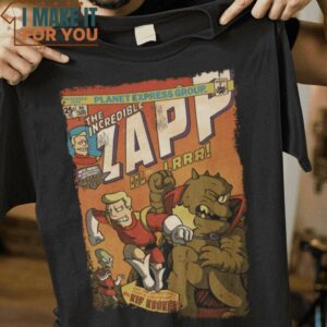 Zapp The Incredible Hulk The Simpson Mashup T-Shirt, Funny Halloween Graphic Tees for Men