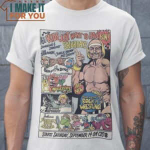 Happy Saturdays Saturday-morning Cartoon T-Shirt, Funny Halloween Graphic Tees for Men