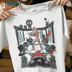 She Wants Revenge Super Mario T-Shirt, Funny Halloween Graphic Tees for Men