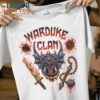 Warduke Clan Hellfire Club Dungeons and Dragons Mashup T-Shirt, Funny Halloween Graphic Tees for Men