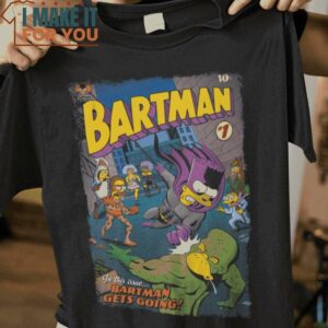 Bartman The Simpsons T-Shirt, Best Halloween Graphic Tees for Men