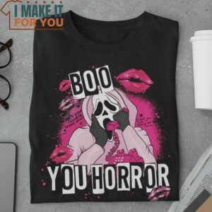 Boo You Horror T-Shirt, Best Halloween Graphic Tees for Men
