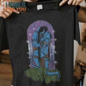 Navi Kiss Avatar T-Shirt, Best Halloween Graphic Tees for Men