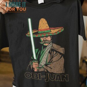 Obi-Juan Star Wars T-Shirt, Best Halloween Graphic Tees for Men