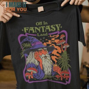 Off In Fantasy Land The Lord of the Rings T-Shirt, Best Halloween Graphic Tees for Men