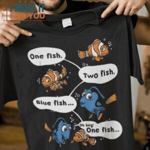 Oh Hey! One Fish Finding Nemo T-Shirt, Best Halloween Graphic Tees for Men