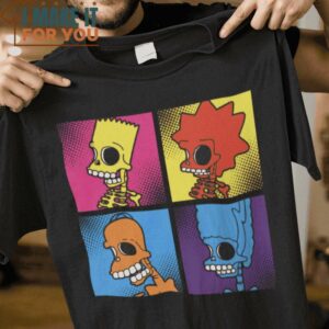 Pop Bone The Simpsons T-Shirt, Best Halloween Graphic Tees for Men