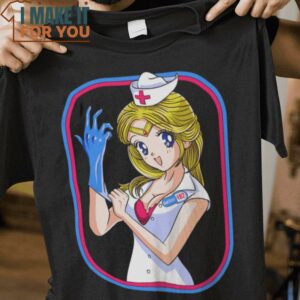 Sailor-182 Blink-182 Sailor Moon Mashup T-Shirt, Best Halloween Graphic Tees for Men