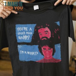 Spider Man Harry Harry Potter Spider-Man Mashup T-Shirt, Best Halloween Graphic Tees for Men