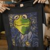 Starry Frog The Starry Night The Muppets Mashup T-Shirt, Best Halloween Graphic Tees for Men