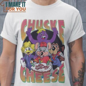 Chuck E Cheese ShowBiz Pizza Place T-Shirt, Best Halloween Graphic Tees for Men