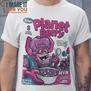 Planet Berry Monster Cereals T-Shirt, Best Halloween Graphic Tees for Men