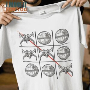 Tic Tac Wars Star Wars T-Shirt, Best Halloween Graphic Tees for Men