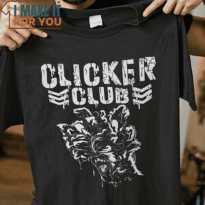 Clicker Club Bullet Club The Last Of Us Mashup T-Shirt, Trendiest Halloween Graphic Tees for Men