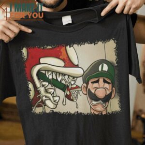 Close Encounter Super Mario Bros T-Shirt, Trendiest Halloween Graphic Tees for Men
