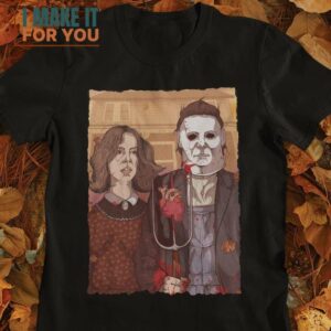 Halloween Gothic Horror T-Shirt, Trendiest Halloween Graphic Tees for Men