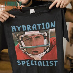 Hydration Specialist The Waterboy T-Shirt, Trendiest Halloween Graphic Tees for Men