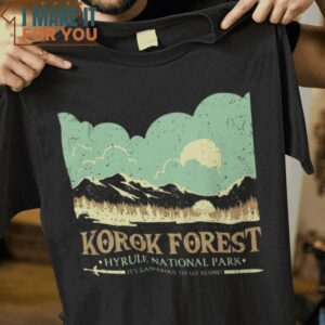 Korok Forest The Legend of Zelda T-Shirt, Trendiest Halloween Graphic Tees for Men