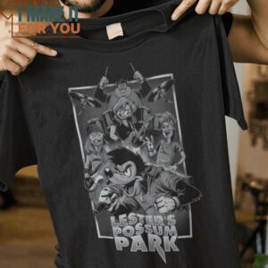 Lester’s Possum Park A Goofy Movie T-Shirt, Trendiest Halloween Graphic Tees for Men