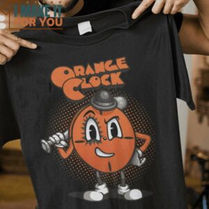 Orange Clock A Clockwork Orange T-Shirt, Trendiest Halloween Graphic Tees for Men