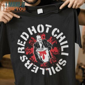 Red Hot Chili Peppers The Office Mashup T-Shirt, Trendiest Halloween Graphic Tees for Men
