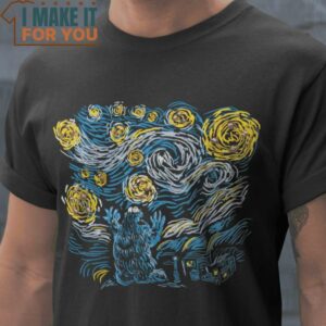 Starry Cookie Cookie Monster The Muppets T-Shirt, Trendiest Halloween Graphic Tees for Men