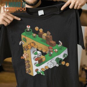 Super Infinite Super Mario T-Shirt, Trendiest Halloween Graphic Tees for Men