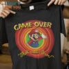 That’s All Bros Looney Tunes Super Mario Mashup T-Shirt, Trendiest Halloween Graphic Tees for Men