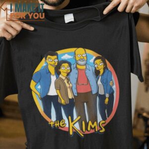 The Kims Kim’s Convenience The Simpsons Mashup T-Shirt, Trendiest Halloween Graphic Tees for Men