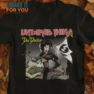 Untamed Thing Iron Maiden The Rocky Horror Picture Show T-Shirt, Trendiest Halloween Graphic Tees for Men