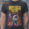 Bomber-Man Video Game T-Shirt, Unique Halloween Graphic Tees for Men