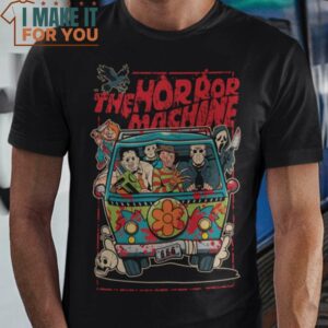 Horror Machine 666 Scooby-Doo Horror Characters T-Shirt, Halloween Gift for Men