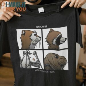 Modification Days Demon Days Guardians of the Galaxy T-Shirt, Unique Halloween Graphic Tees for Men