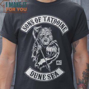 Sons Of Tatooine Sons of Anarchy Tusken Raiders T-Shirt, Unique Halloween Graphic Tees for Men