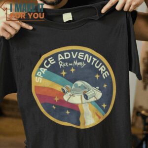 Space Adventure Rick and Morty T-Shirt, Unique Halloween Graphic Tees for Men