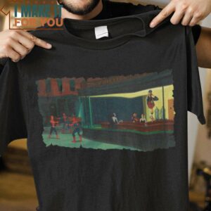 Spider Bar Spider-Man T-Shirt, Unique Halloween Graphic Tees for Men