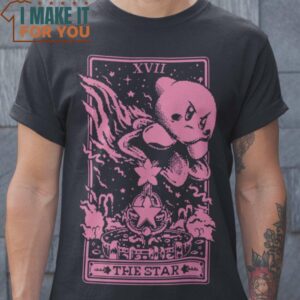 The Star Kirby Super Mario T-Shirt, Unique Halloween Graphic Tees for Men