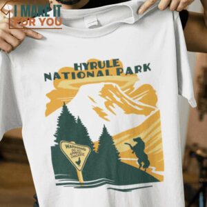 HYRULE FIELD The Legend of Zelda T-Shirt, Unique Halloween Graphic Tees for Men