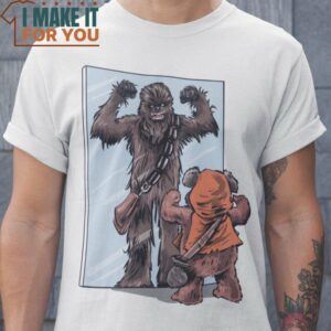Training The Ewok Chewbacca Star Wars T-Shirt, Unique Halloween Graphic Tees for Men