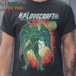 Lovecraft Cthulhu G.I Joe Cthulhu T-Shirt, Vintage Halloween Tee for Men