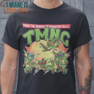Ninja Gremlins Teenage Mutant Ninja Turtles T-Shirt, Vintage Halloween Tee for Men