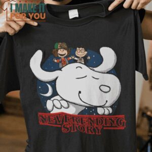 Stranger Peanuts Peanuts Stranger Things Mashup T-Shirt, Vintage Halloween Tee for Men