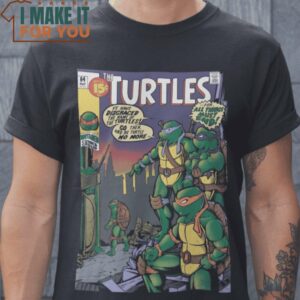 The Turtles Teenage Mutant Ninja Turtles T-Shirt, Vintage Halloween Tee for Men